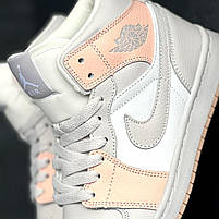 Модні кроссівки Nike Air Jordan 1 Retro жіночі. Класне жіноче взуття Найк Аір Джордан 1 Ретро., фото 10