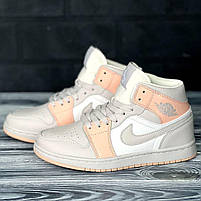 Модні кроссівки Nike Air Jordan 1 Retro жіночі. Класне жіноче взуття Найк Аір Джордан 1 Ретро., фото 4