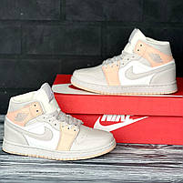 Модні кроссівки Nike Air Jordan 1 Retro жіночі. Класне жіноче взуття Найк Аір Джордан 1 Ретро., фото 6
