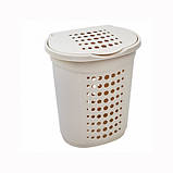 Кошик для білизни 60 л колір Біла Троянда, Альона., фото 3