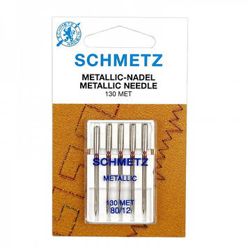 Набір голок Schmetz Metallic №80