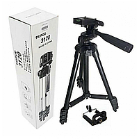 Универсальный штатив трипод Tripod 3120 для телефона камеры c уровнем и чехлом черный