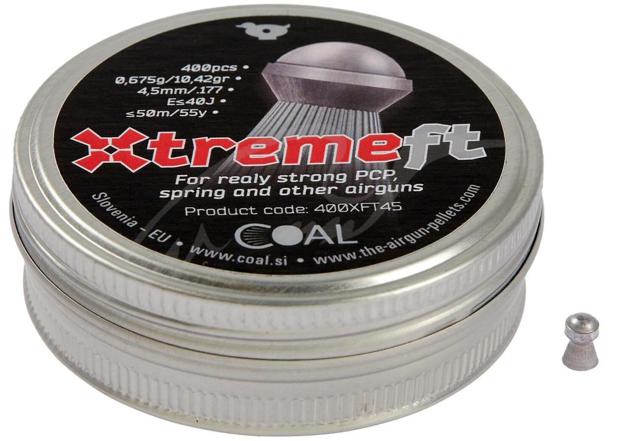 Кулі для пневматики Coal Xtreme FX. Кал. 4.5 мм. Вага - 0.675 г.(400 шт/уп)
