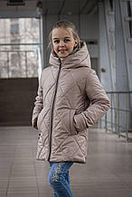 Весняна куртка на дівчинку Мілена бежевий