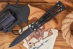 Ніж метелик балісонг чорного кольору GW 915 Black