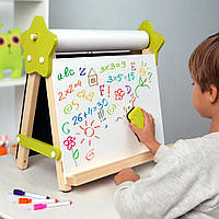 Детский настольный мольберт 5в1 (рисование светом, мелом, фломастерами, красками, магнитная доска) арт. LMA5N