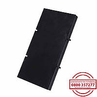 Вентиляційна коробочка (елемент) 115мм х 60мм х 8мм чорного кольору