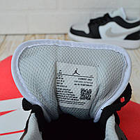 Низькі кроссівки жіночі Nike Air Jordan 1 Retro. Стильне взуття для дівчат Найк Аір Джордан 1 весна осінь., фото 4