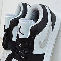 Низькі кроссівки жіночі Nike Air Jordan 1 Retro. Стильне взуття для дівчат Найк Аір Джордан 1 весна осінь., фото 6