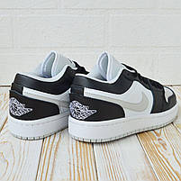 Низькі кроссівки жіночі Nike Air Jordan 1 Retro. Стильне взуття для дівчат Найк Аір Джордан 1 весна осінь., фото 7