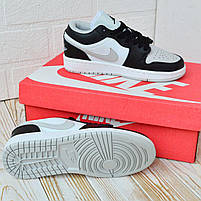 Низькі кроссівки жіночі Nike Air Jordan 1 Retro. Стильне взуття для дівчат Найк Аір Джордан 1 весна осінь., фото 9