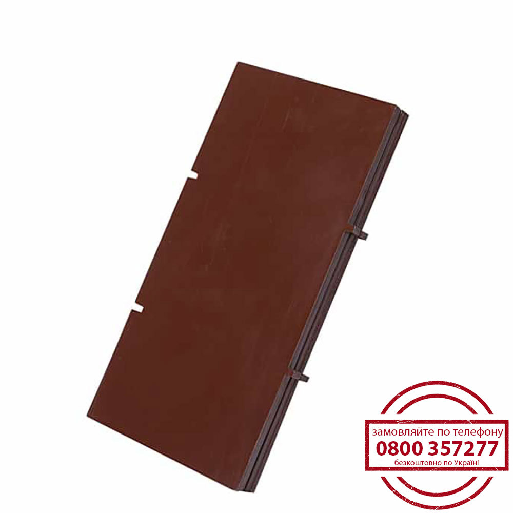 Вентиляційна коробочка (елемент) 115мм х 60мм х 8мм коричневого кольору
