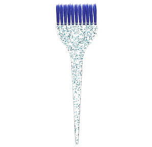 Пензель для фарбування Shine з пластиковим хвостиком синій широкий SH-48-blue