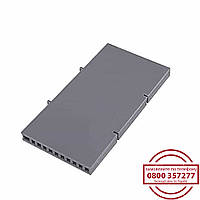 Вентиляційна коробочка (елемент) 115мм х 60мм х 8мм сірого кольору