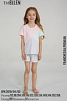 Летний комплект для девочки (шорты+футболка) "THEONA" (GPK 2070/04/02)