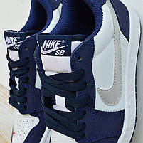 Сині кроссівки жіночі Nike Air Jordan 1 Retro SB. Класне взуття для дівчат Найк Аір Джордан 1 весна осінь., фото 6