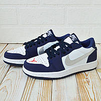 Сині кроссівки жіночі Nike Air Jordan 1 Retro SB. Класне взуття для дівчат Найк Аір Джордан 1 весна осінь., фото 10