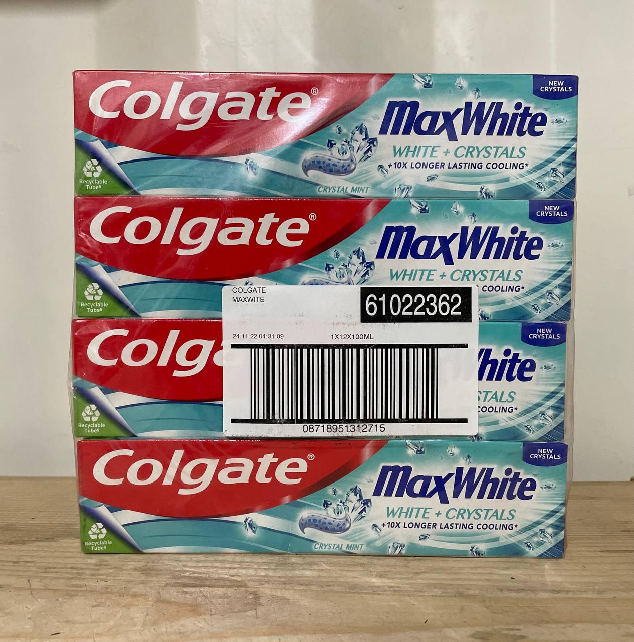 Зубна паста Colgate MAX WHITE WHITE CRYSTALS, 100 мл, фото 1