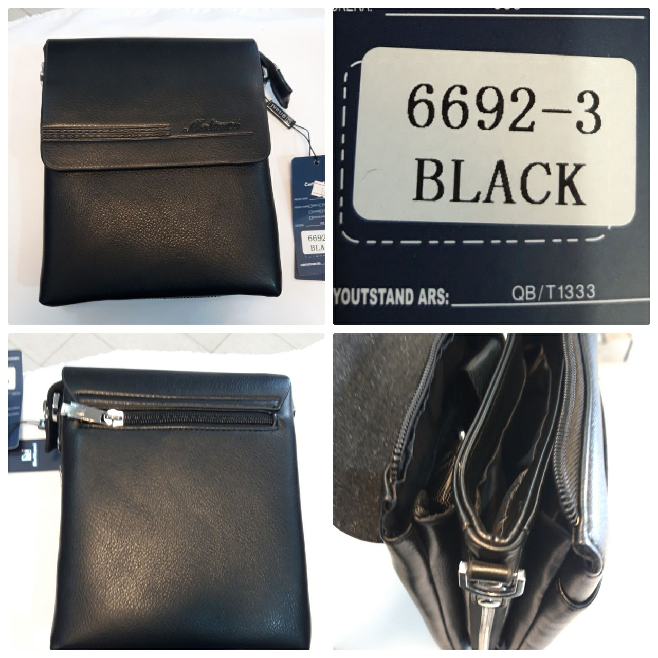 Чоловіча вертикальна сумка від фірми Moltani опт/роздріб