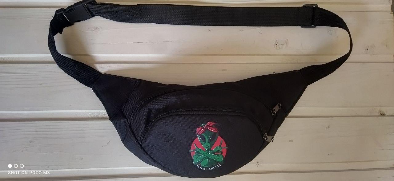 Поясна сумка Бананка тканинна  молодіжна, фото 1