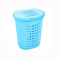 Кошик для білизни 60 л Блакитна, Алеана.