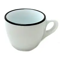 Чашка для еспресо 75 мл Pennellessa Black rims Verona Millecolori Ancap 37251