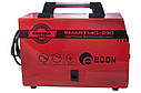 Зварювальний напівавтомат Edon SMARTMIG-290 (2 в 1 MIG + MMA) 5.4 кВт, 290 А, 36 місяців гарантія, фото 5