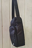 Чоловіча сумка барсетка через плече з тканини., фото 3