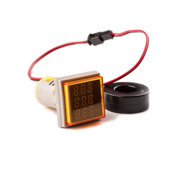 Світлодіодний індикатор 3 в 1 AD22-DVAHM жовтий