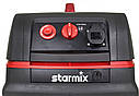 Промисловий будівельний порохотяг для сухого і вологого прибирання Starmix ISC L-1425 Basic : 1.4 кВт, 25л бак, фото 6