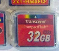 Карта памяти Compact Flash 32GB Transcend 133X