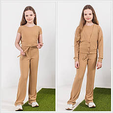 Костюм для дівчинки рубчик трійка Єсенія | на ріст 140, 146р., фото 3