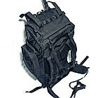 Каркасний тактичний рюкзак Мультикам багатофунціональний 80 л Black, фото 5
