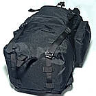 Каркасний тактичний рюкзак Мультикам багатофунціональний 80 л Black, фото 6