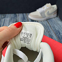 Світлі кроссівки жіночі Nike Air Jordan 1 Retro. Взуття для дівчат Найк Аір Джордан 1., фото 3
