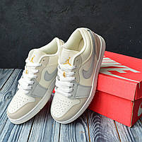 Світлі кроссівки жіночі Nike Air Jordan 1 Retro. Взуття для дівчат Найк Аір Джордан 1., фото 10