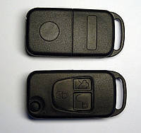 Корпус выкидного ключа MERCEDES W202, W210, C-class, G-class (Мерседес) 3 - кнопки, лезвие HU64