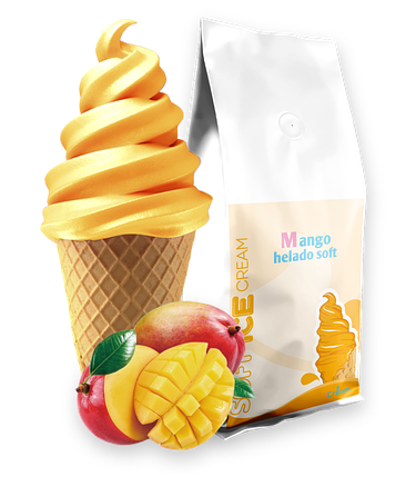 Суміш для молочного морозива Soft "Манго", 1 кг, фото 2