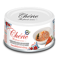 Вологий корм Cherie Urinary Care Tuna & Carrot для котів зі шматочками тунця та моркви, 80г