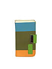 Чохол-книжка "KLD-КОЛЬОРОВІ" iPHONE 4G BLACK-BLUE