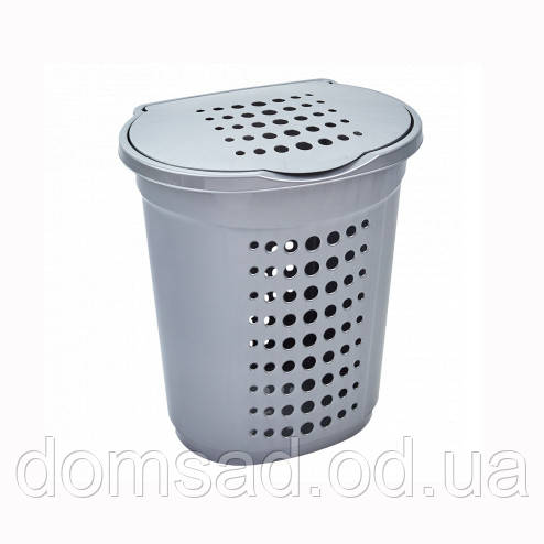 Кошик для білизни 60 л Сіра, Алеана