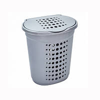 Кошик для білизни 60 л Сіра, Алеана