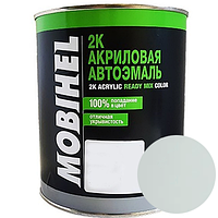 Двухкомпонентная акриловая автоэмаль Mobihel 2:1, ГАЗ БЕЛАЯ НОЧЬ - 0.75л