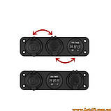 Авто панель приладів прикурювач USB розетка в авто прикурювач для машини вольтметр автомобільний, фото 2