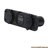 Авто панель приладів прикурювач USB розетка в авто прикурювач для машини вольтметр автомобільний, фото 6