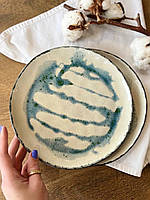 Тарілка «Кругла» 21 см, «Чорний Лофт exclusive»