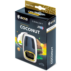 Ароматизатор AXXIS на дифлектор "Concept" Coconut 8ml (уп.24шт/ ящ.96шт)