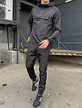 Спортивний костюм чоловічий демісезонний весна-осінь комплектом (анорак + штани). Живе фото, фото 3