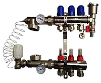 Коллектор  Koer на 3 контура в  сборе (Чехия) 3