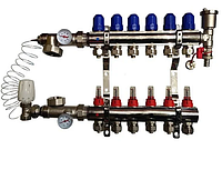 Коллектор  Koer на 6 контуров в  сборе (Чехия) 6